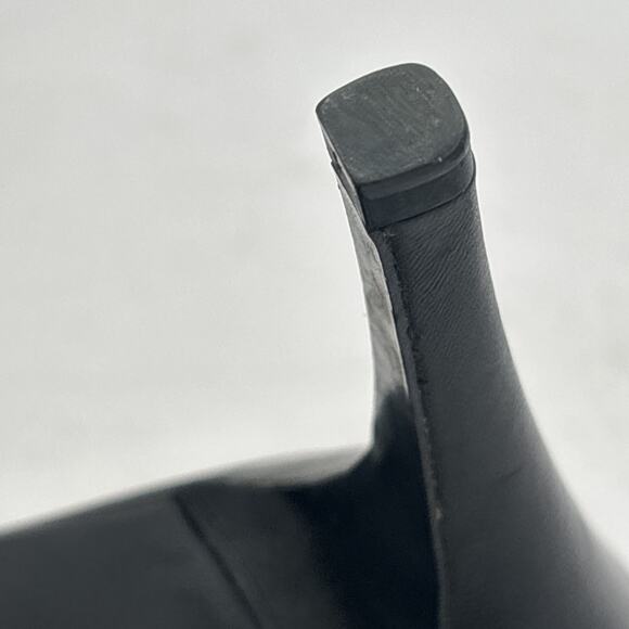 Vintage Prada Leather Pumps Made In Italy Black Women's High Heels Sz (41EUR) - Picture 6 of 9